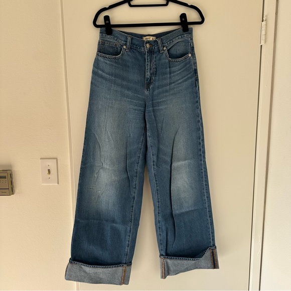 Madewell Denim - Madewell Super Wide Leg Jeans in Blue